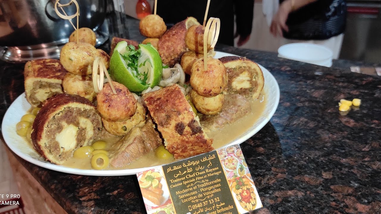 #وصفة_طبخ_الأعراس #الجزء_2 #formation_traiteur_fêtes#cuisine_collective #الرولي #roulé #طاجين_الرخام