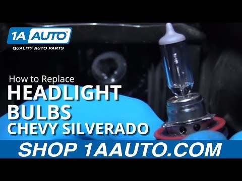 How to Replace Headlight Bulbs 14-19 Chevy Silverado LT