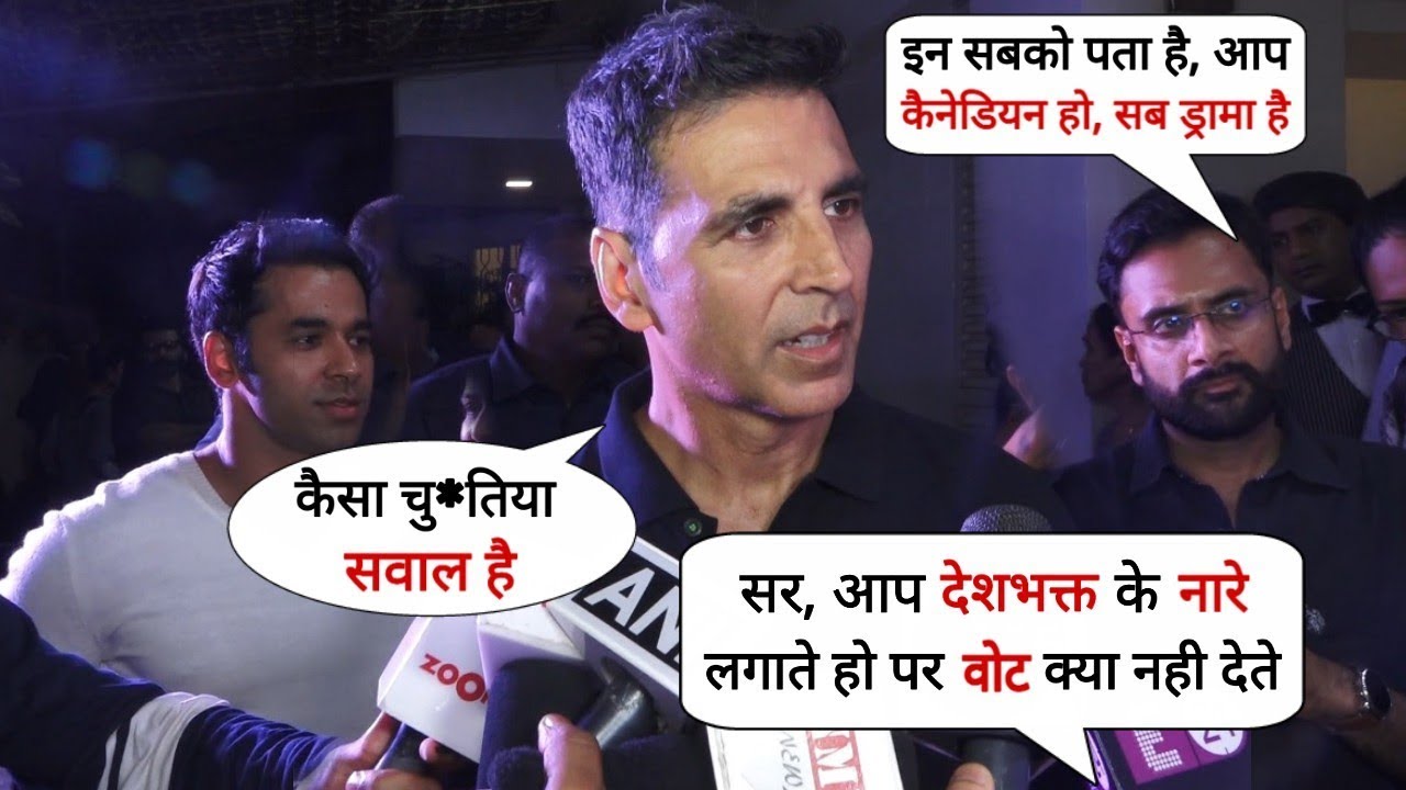 Akshay Kumar gets ANGRY on Media For Ask Why Not Voting in India at Blank Screening | Full Interview bollywood events london