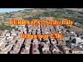 Urban tour of cerda pa sicily italy amazing drone footage 2k