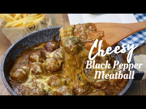 Cara Masak Bebola Daging Black Pepper