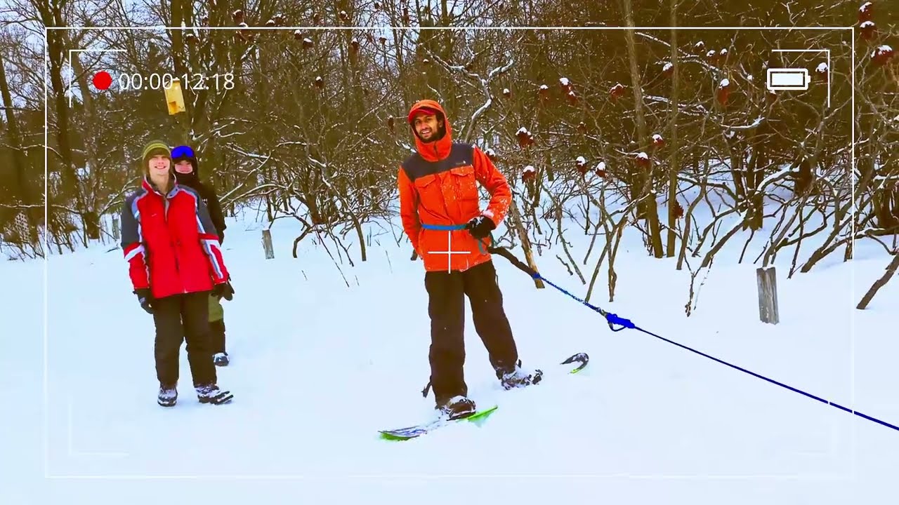 WE DID WHAT WITH A SNOWBOARD