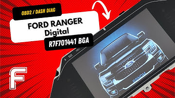 Ford Ranger Instrument Cluster R7F701441 Programming mileage with FORZA 614 – OBD & Bench Mode! 🚗💡