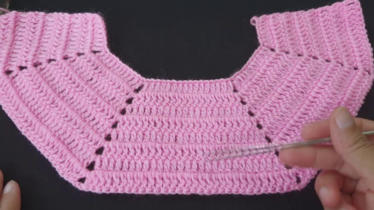 Crochet New Born Baby Frock ( Part-1)