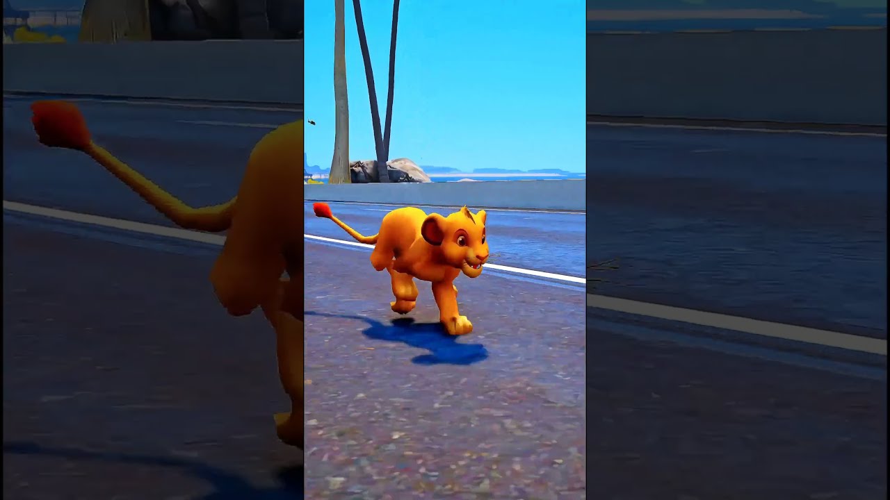 GTA V SUPER LIONESS SAVING MOTU Shorts