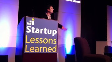 David Binetti speaking at Startup Lessons Learned 2011