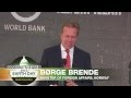 Borge Brende on stage at Global Citizen 2015 Earth Day
