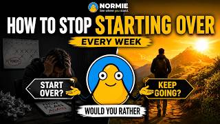 How to Stop Starting Over Every Week #normie #self-improvement #motivation #personalgrowth #mindset