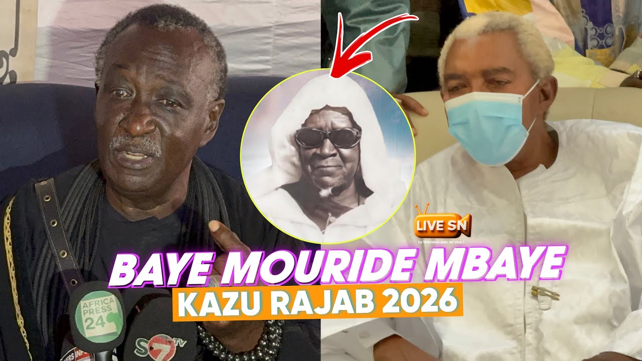BAYE MOURIDE MBAYE «BOU SERIGNE ABDOU KARIM NÉKONE SERIGNE TOUBA, MANE MAY CHEIKH IBRA / KAZU RAJAB 