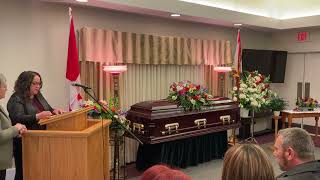 Funeral for the late Harold Axworthy