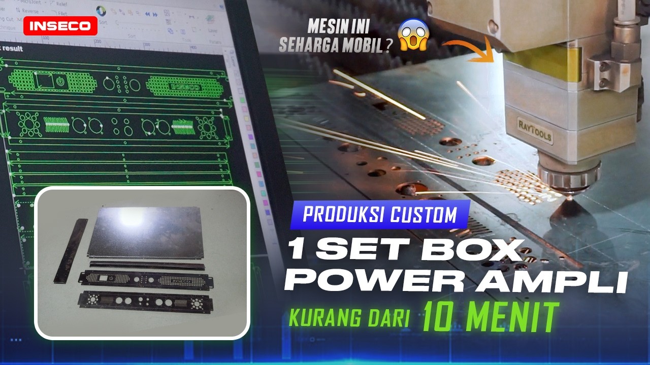 FULL SPEED⚡PRODUKSI BOX POWER AMPLI PAKAI FIBER LASER 100 JUTAAN❗