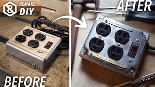[DIY]Remake a cool power strip to make it look more cool and vintage.
