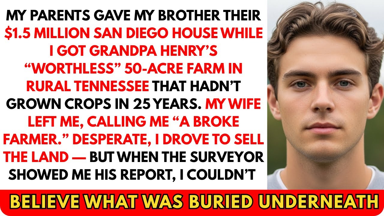 My Wife Left When I Inherited Grandpa’s 'Worthless' Farm — But What Was Hidden Underneath Changed...