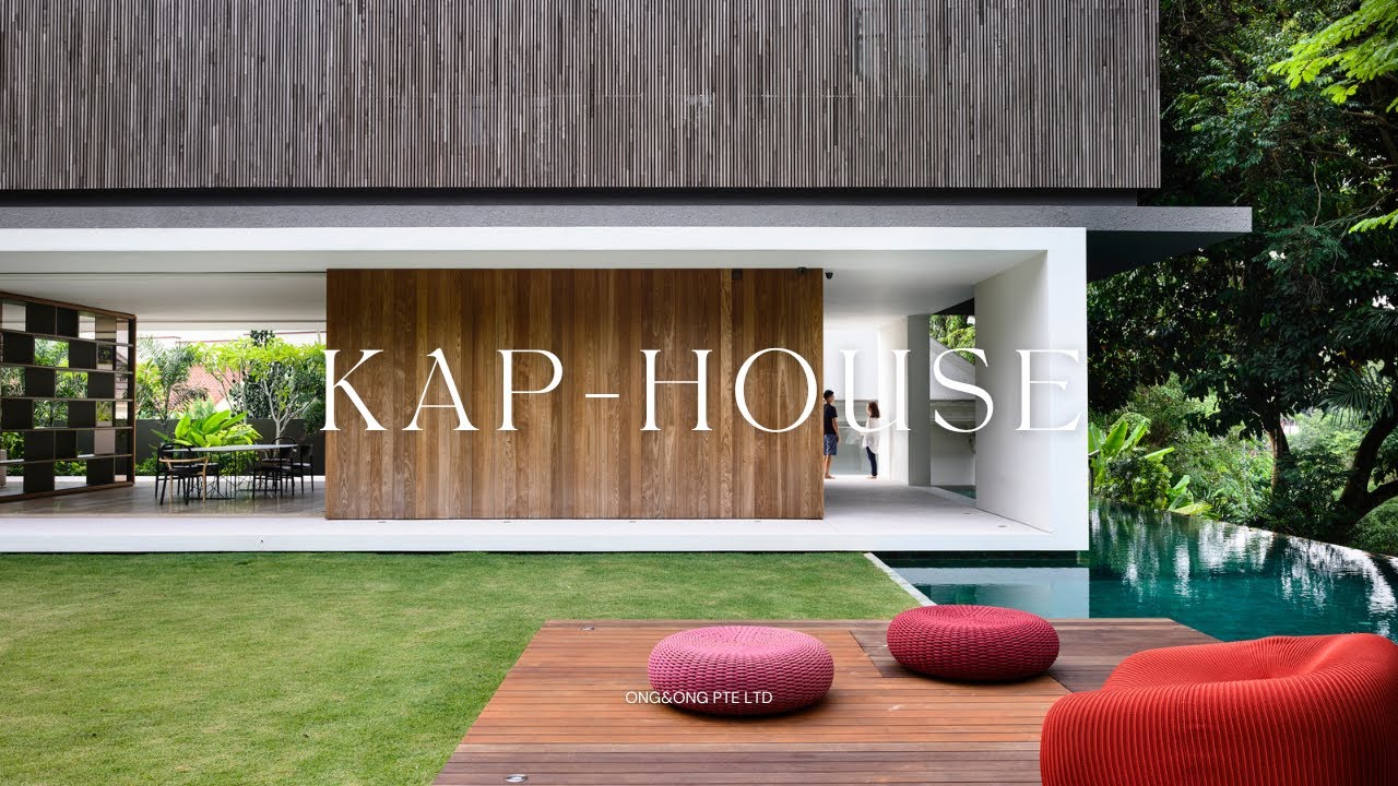 Устойчивый и стильный дизайн дома сочетает в себе тропическую природу и современность