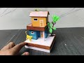 How To Make Beautiful Small Cardboard House || Diy Miniature Cardboard House