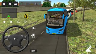 Euro Bus Driving Game Public Transportation 2024 -  Indonesia Bus Simulator Android Gameplay #2011