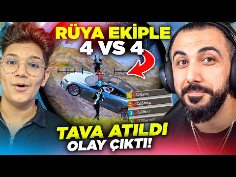 AYLAR SONRA EKİPLE EĞLENCELİ 4 VS 4!! KARDEŞİNİ TAVALADI KAVGA ÇIKTI 😱 | PUBG MOBILE