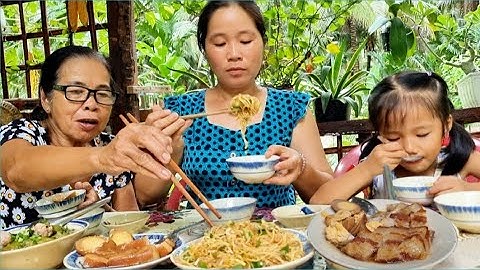 Ngon Khó Cưỡng Với Nồi "Thịt Kho Tàu" Chấm Gỏi Bắp Chuối Sáp| ATTD&Family T330