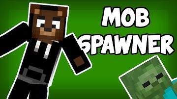 Minecraft Tutorial - How to Build a Mob Spawner for Skyblock