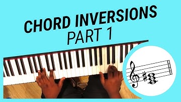 Piano Chord Inversions Tutorial (Part 1) - Root, 1st and 2nd position