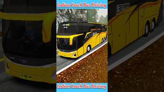 Real Coach Bus Simulator Gameplay | Driving Passenger Through City Traffic | Bus Game #shorts #bus