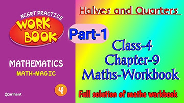 Halves and Quarters Class 4 Chapter‐9 (Part‐1)Maths‐Workbook fully solved exercise @NCERTTHEMIND