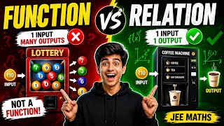 L1 | Functions Full Chapter | Relation vs Function | Domain, Range Explained | JEE Main & Advanced