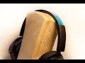 Simple plywood headphone stand