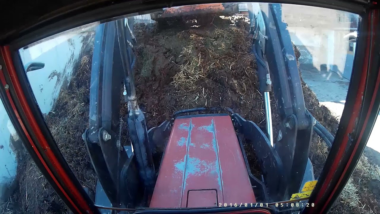 Miststocken mit Fiatagri 50-66 dt Cab View