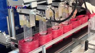automatic bottles inserting puck, high speed bottles feeder, customized bottle insert base machine