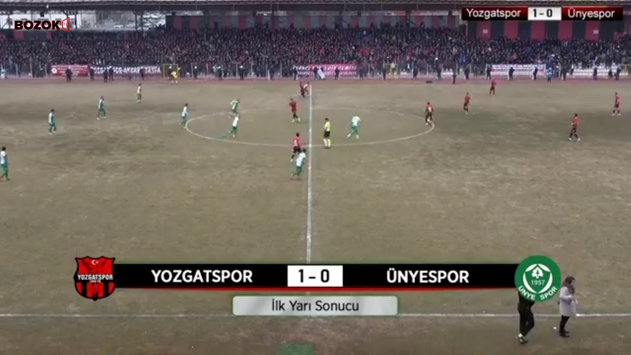 YOZGATSPOR 1959  ÜNYESPOR GOLLERİ