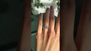 Round and Oval Solitaire. Both diamonds are D colour, VS, Excellent cut
