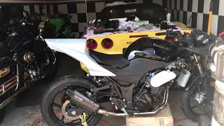 Kawasaki Ninja 250R, Armour Bodies Race Tail Fairing Swap. Racetrack Bike Build Series.