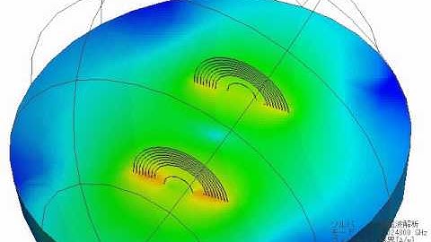 Wireless Power Transfer Simulation by Femtet 2 : at Resonant Frequency