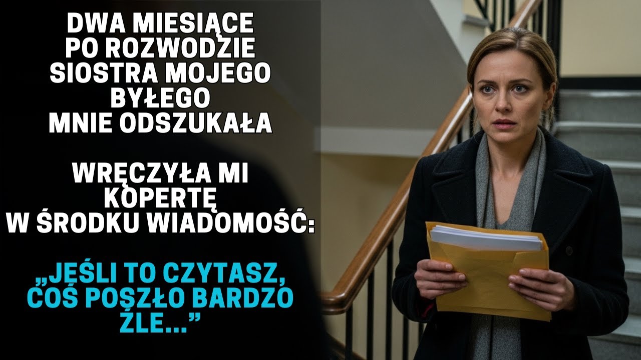 DWA MIESIĄCE PO ROZWODZIE, SIOSTRA MOJEGO BYŁEGO DAŁA MI KOPERTĘ