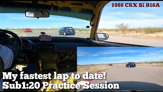 ASR Superlap November 2022 Practice Session - My Fastest Lap in the B16A CRX Si