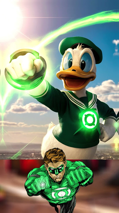 Donald Duck is a Super Hero. Superheroes 💥 Avengers vs DC - All Marvel characters #marvel #avengers