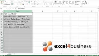 How to Split Text in Excel