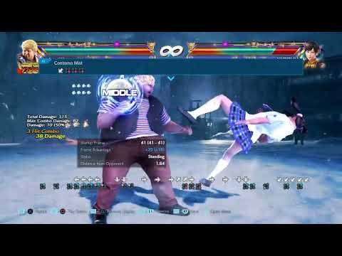 Bob db+1+2 and uf+4 Combos 63 and 59 Damage Season 4 TEKKEN™7_20220610060505