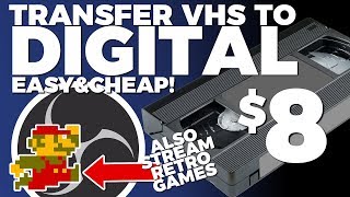 Convert Vhs And Capture Retro Games