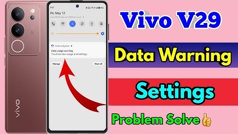how to off data warning in vivo v29, vivo v29 data warning problem
