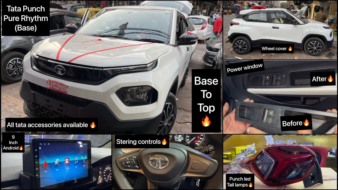 Tata punch pure modified Tata punch power windows Tata punch steering
