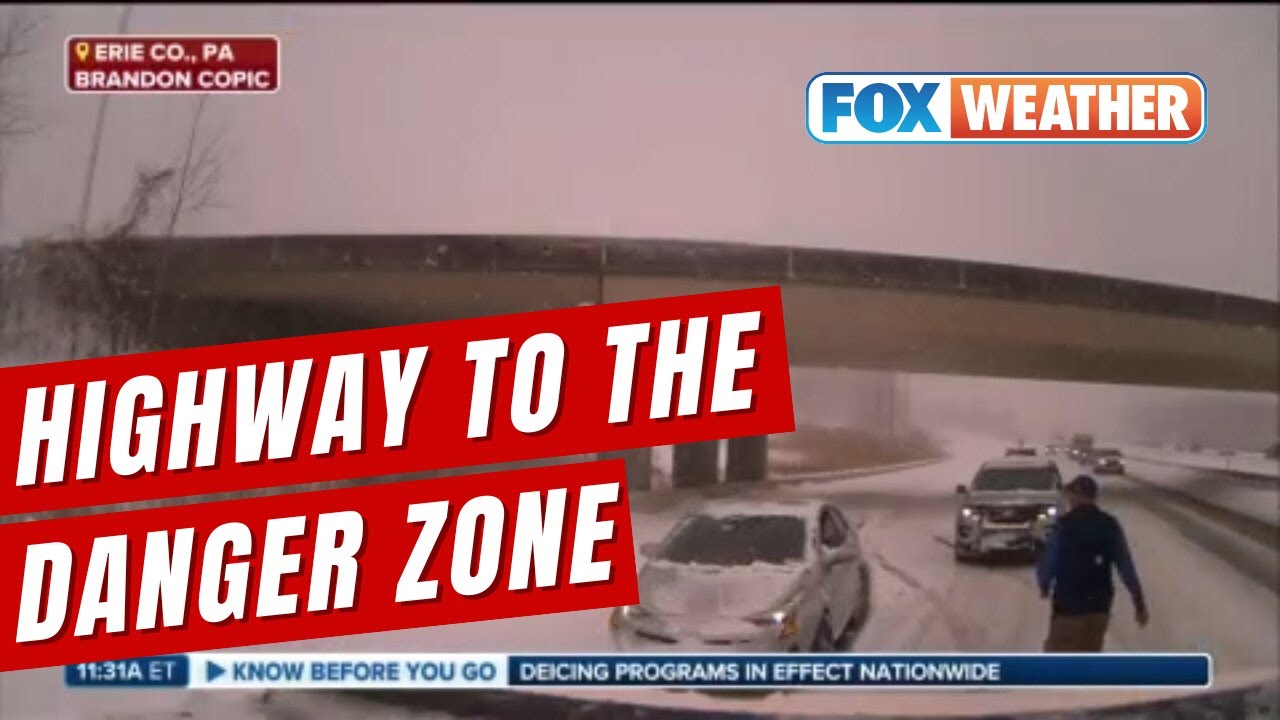 FOX Weather Storm Trackers Help Rescue Stuck Driver As Snow Pours Along ...