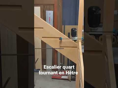 escalier en Hêtre #short