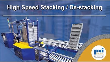 Automated Tote Stacking and De-stacking | Up to 22 per Minute