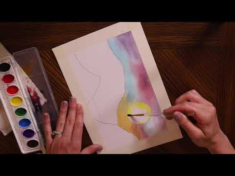 Watercolor Sunset - YouTube