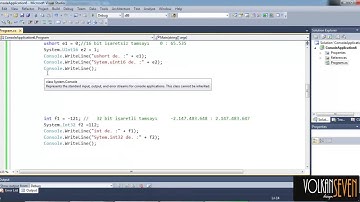 Microsoft Visual Studio Ultimate 2010-Değişken Türleri( C# Dili)
