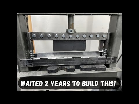 SWAG 20 TON Press Brake Heavy Duty DIY Builder Kit