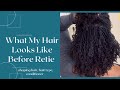 What My Hair Looks Like Before Retie|DIY Microlocs-5 Months