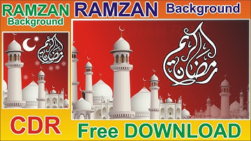 How to make Ramzan background in coreldraw #cdr file